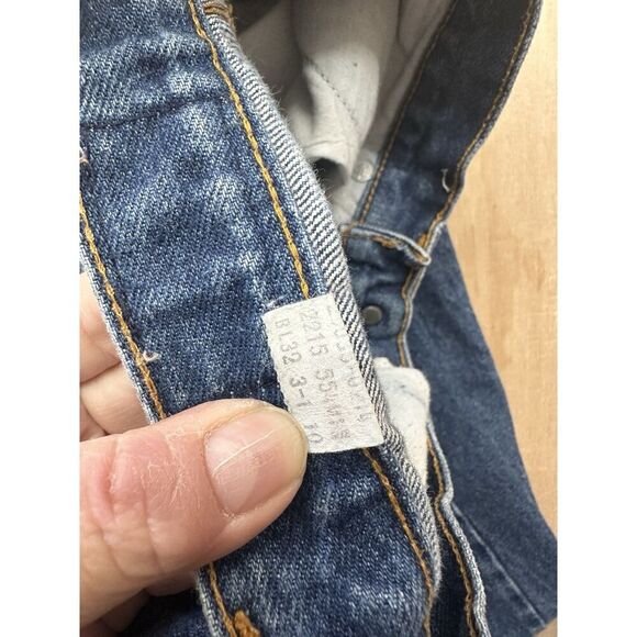 VTG 1970s SUPER HIGH-WAIST Levi's Orange Tab DARK INDIGO WASH Jeans Sz-24 Waist - Picture 2 of 7